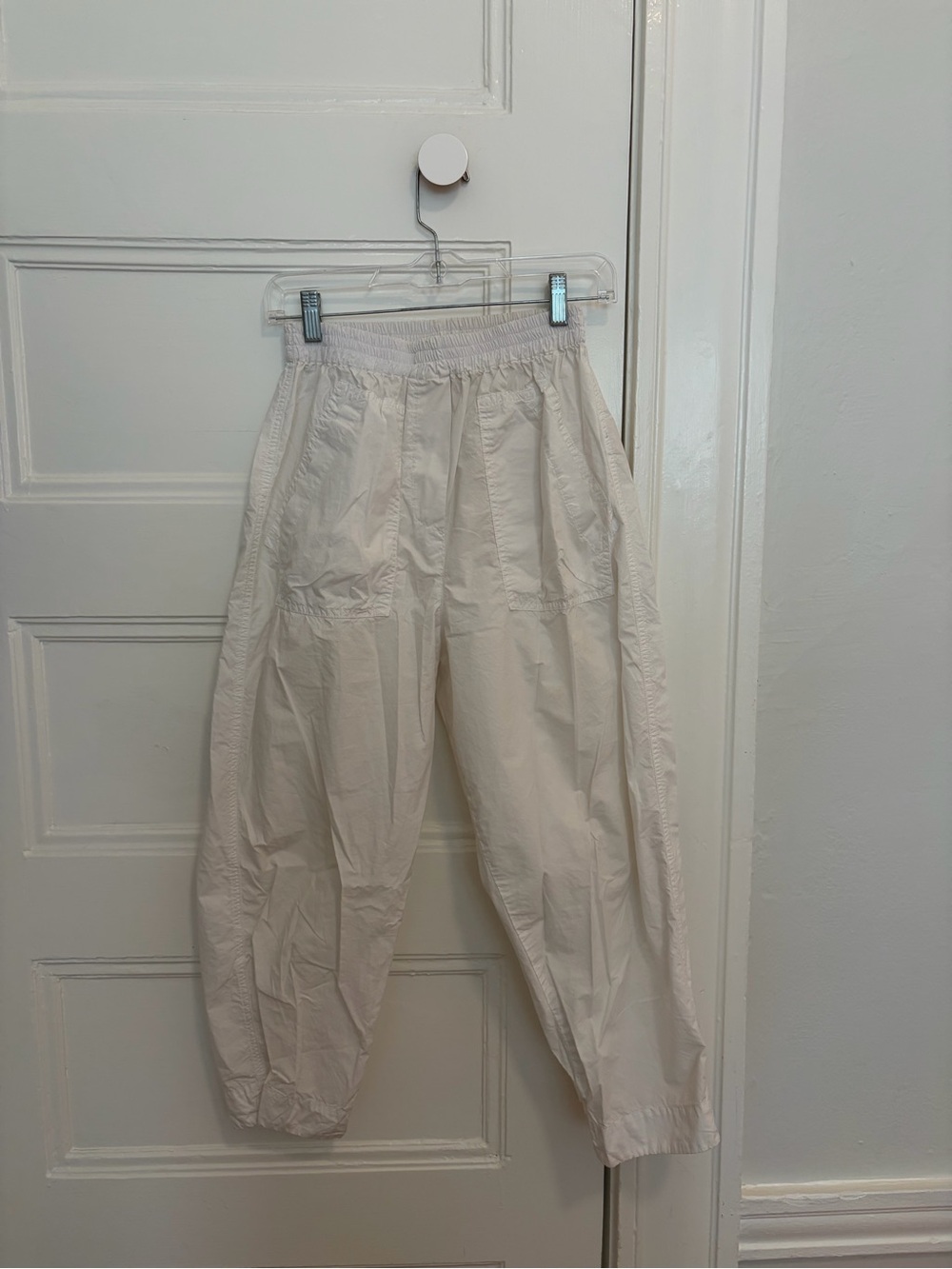 100% cotton parachute pants